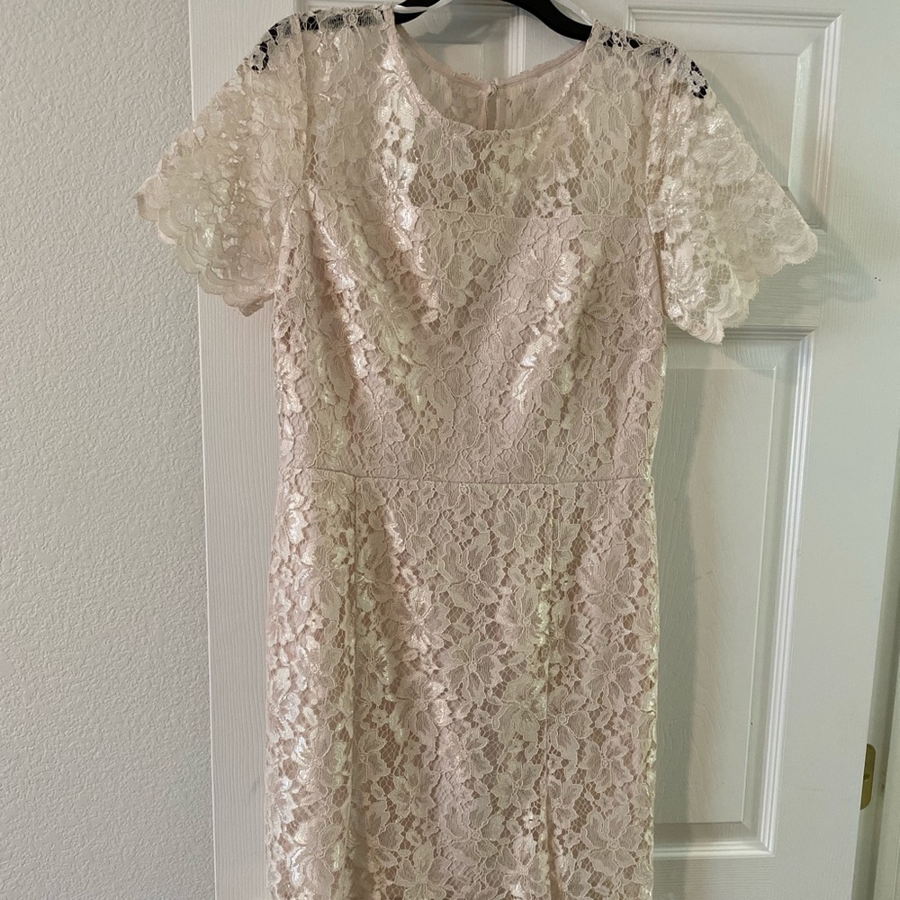 Ivory lace dress